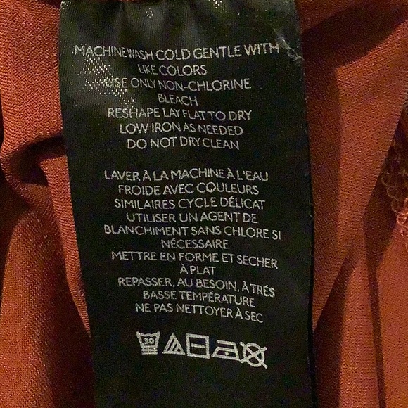 URBAN OUTFITTERS Brown/Pink“Love” Dress, Medium - Picture 10 of 10